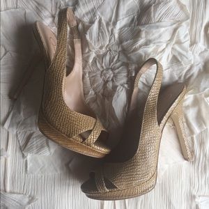 Nude sandals